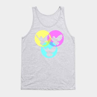 Transparent Peace Doves Tank Top